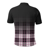 McPherson Hunting Modern Tartan Crest Polo Shirt - Thistle Black Style
